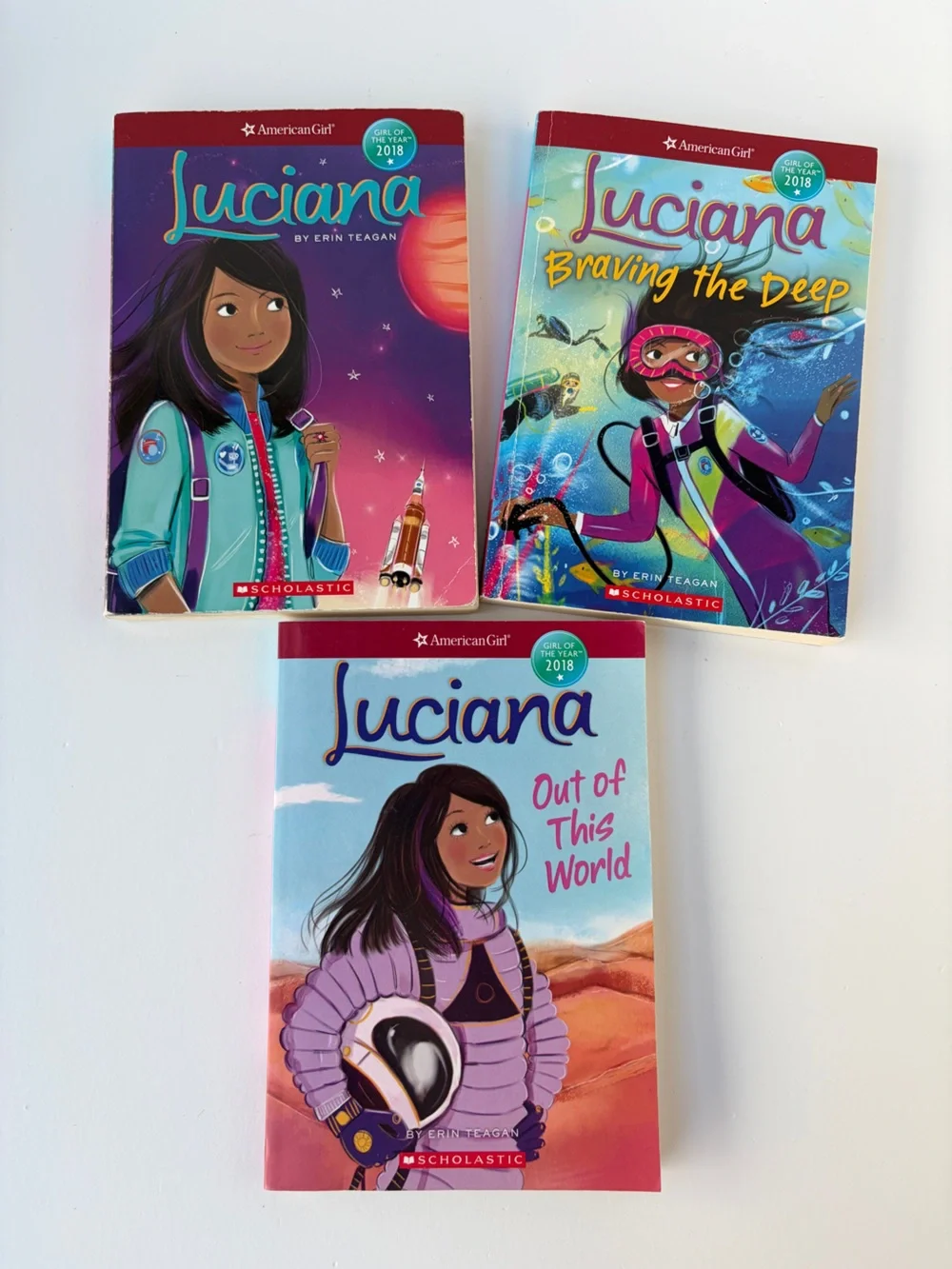 American Girl GOTY Luciana Books 1 2 & 3 Set